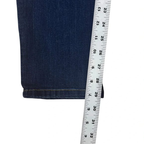 Banana Republic Skinny Fit Dark Wash Jeans Size 8 - Picture 6 of 9